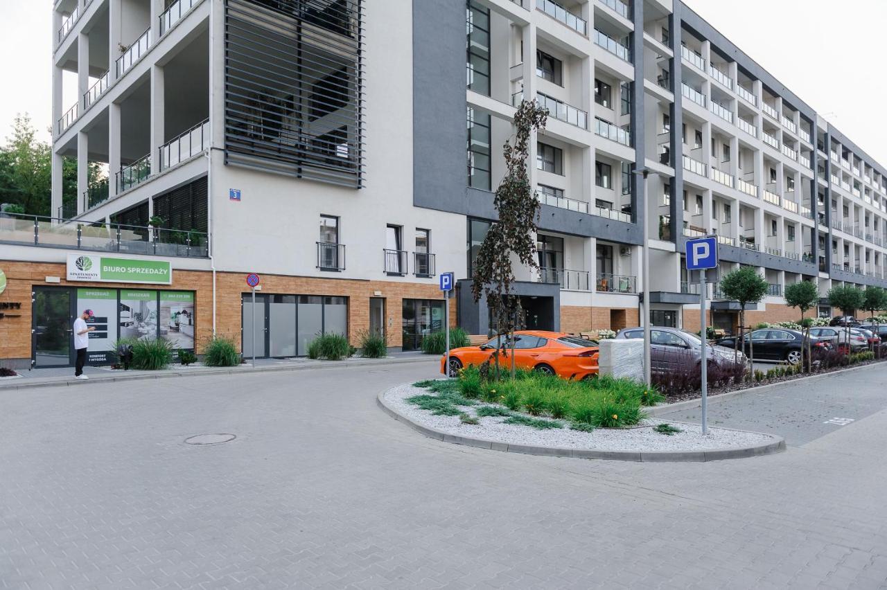 Lumina Apartment With Balcony Overlooking The Park Łódź Exterior foto